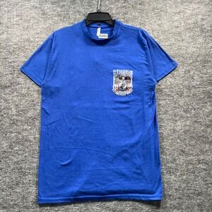 Sturgis Motorcycle Rally 85th Anniversary POW-MIA Graphic T-Shirt Blue Mens L